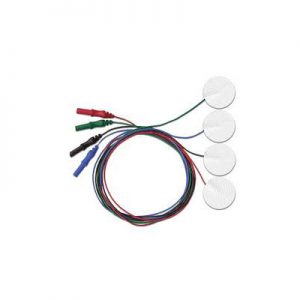 Juego de electrodos de 4 discos desechables con derivaciones Value Line